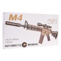 M4 puška pro gelové BBs + příslušenství