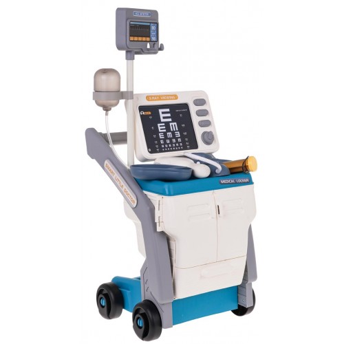 Lékařský set s EKG + příslušenství modrá