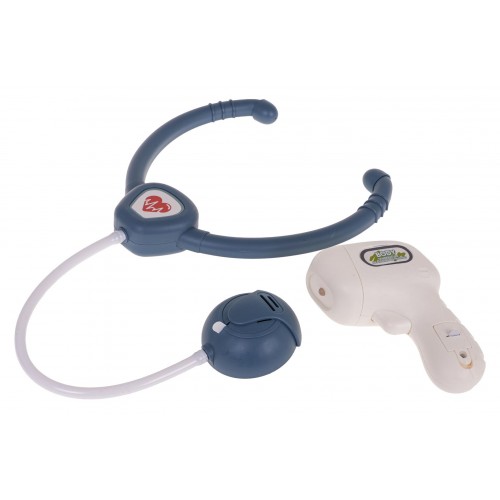 Lékařský set s EKG + příslušenství modrá
