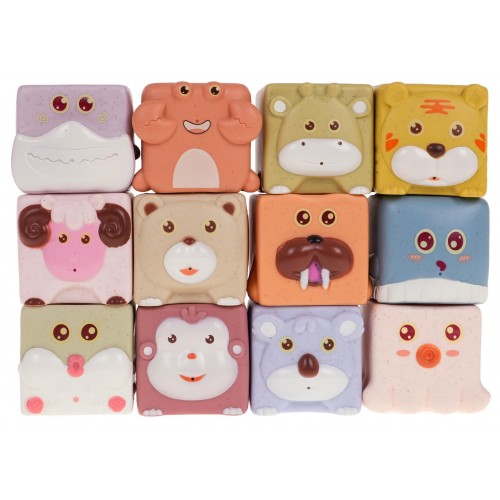 Sada Animal Sensory Cubes 12 ks.