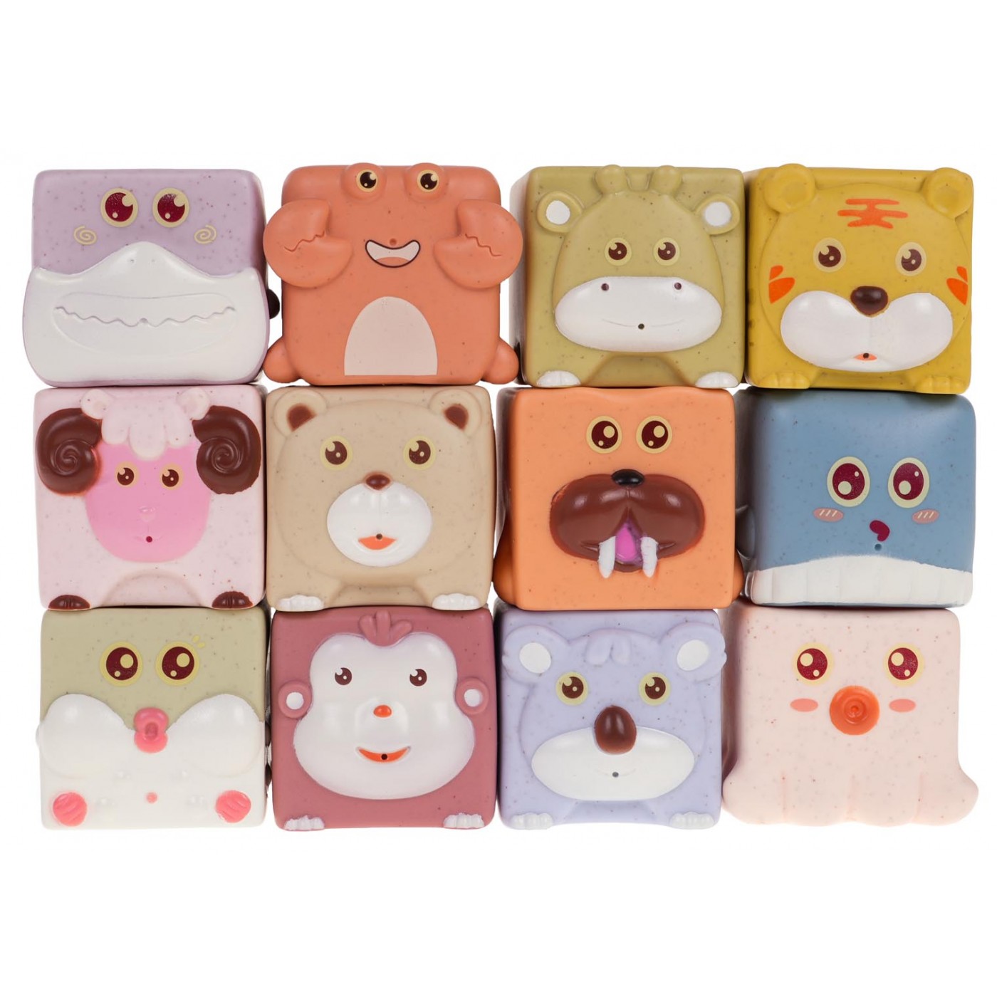 Sada Animal Sensory Cubes 12 ks.