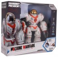 Multifunkční oranžový a bílý R/C robot