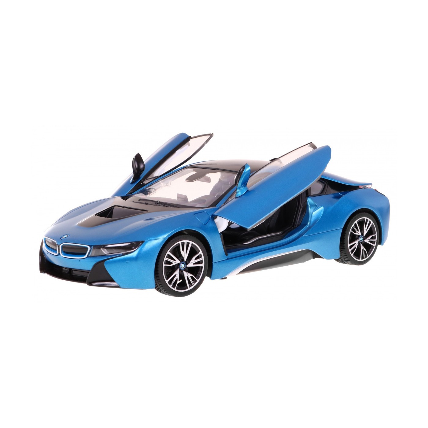 BMW i8 Blue RASTAR model 1:14 Dálkové ovládání auta + 2,4 GHz dálkové ovládání