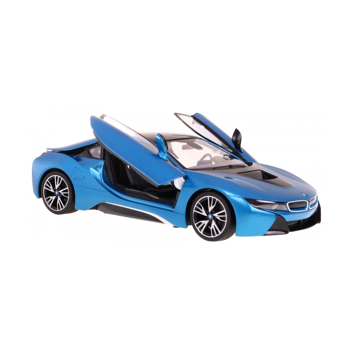 BMW i8 Blue RASTAR model 1:14 Dálkové ovládání auta + 2,4 GHz dálkové ovládání