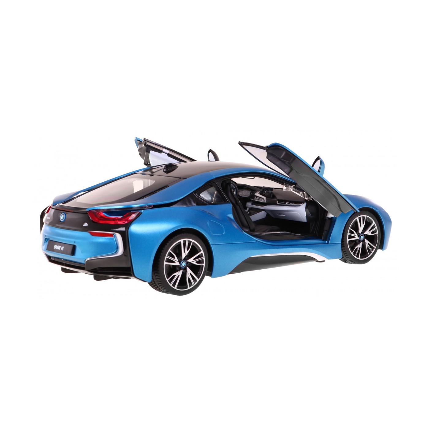 BMW i8 Blue RASTAR model 1:14 Dálkové ovládání auta + 2,4 GHz dálkové ovládání