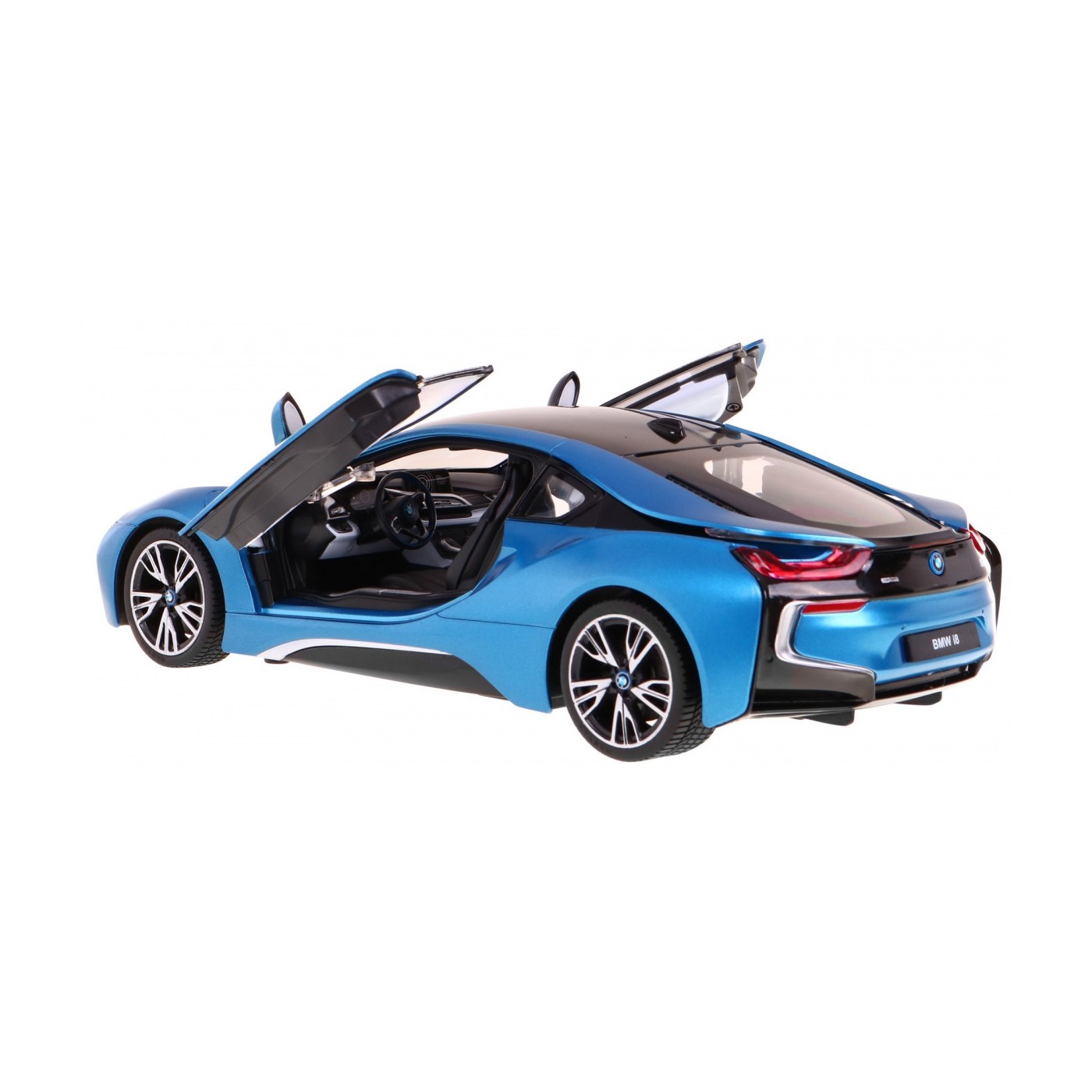 BMW i8 Blue RASTAR model 1:14 Dálkové ovládání auta + 2,4 GHz dálkové ovládání