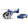 Set vrtulník + policejní auto
