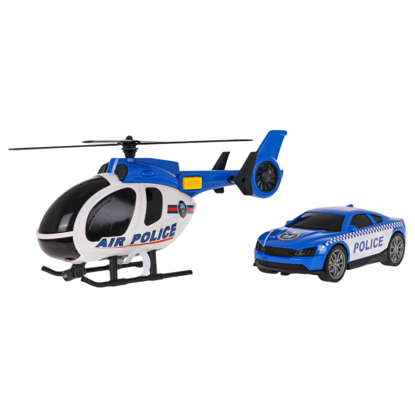 Set vrtulník + policejní auto