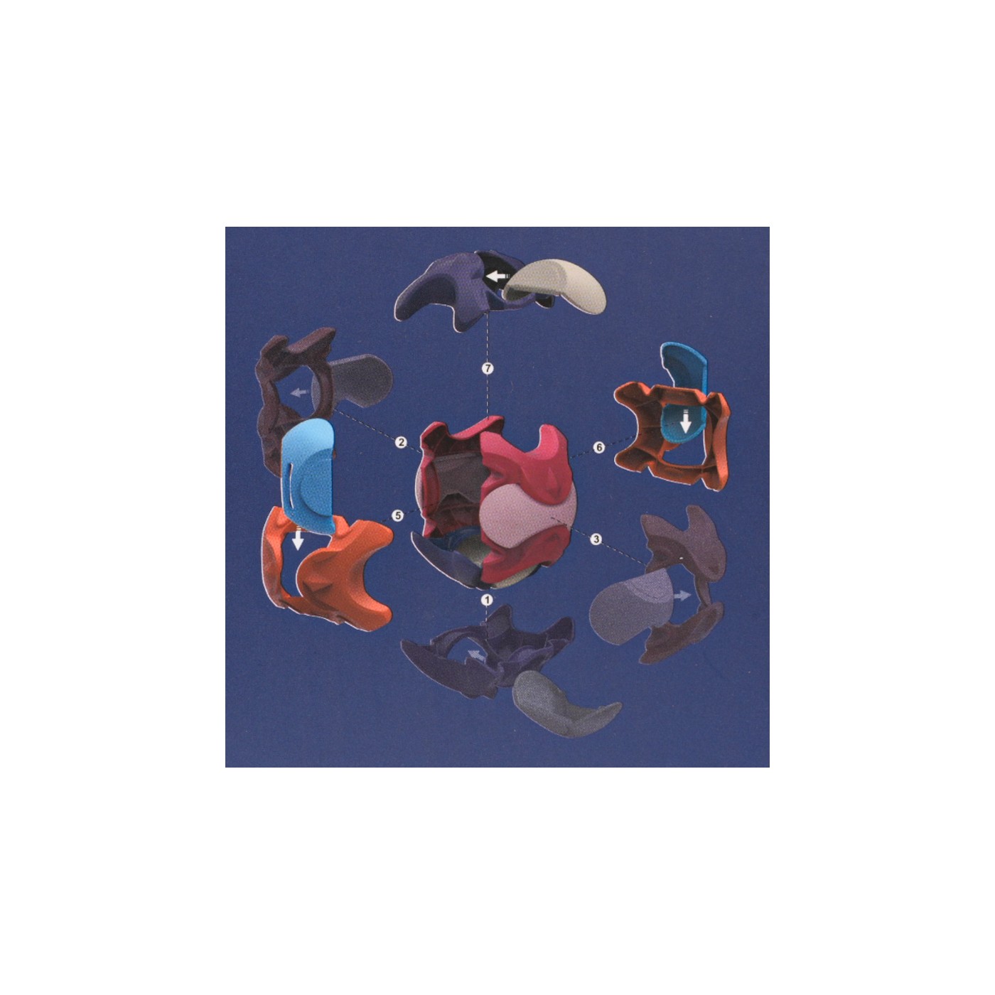 3D koule puzzle