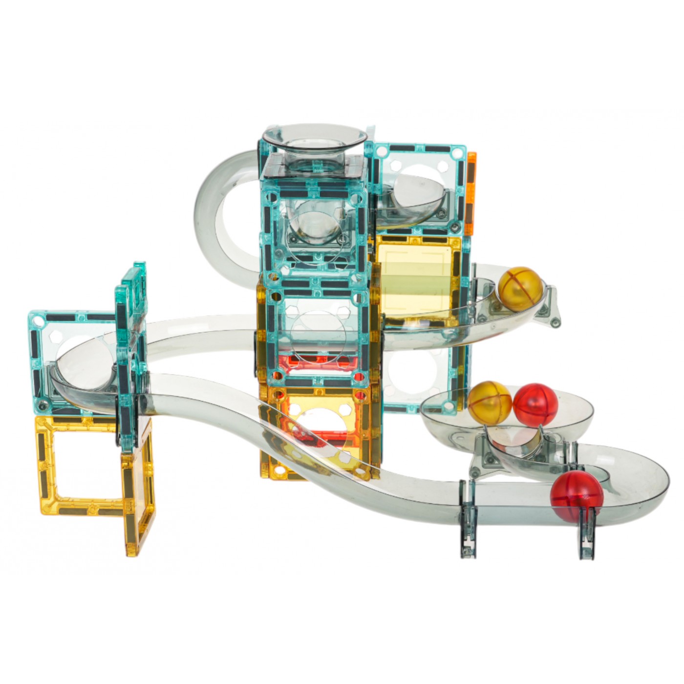 Magnetické bloky Ball Track 88 ks.