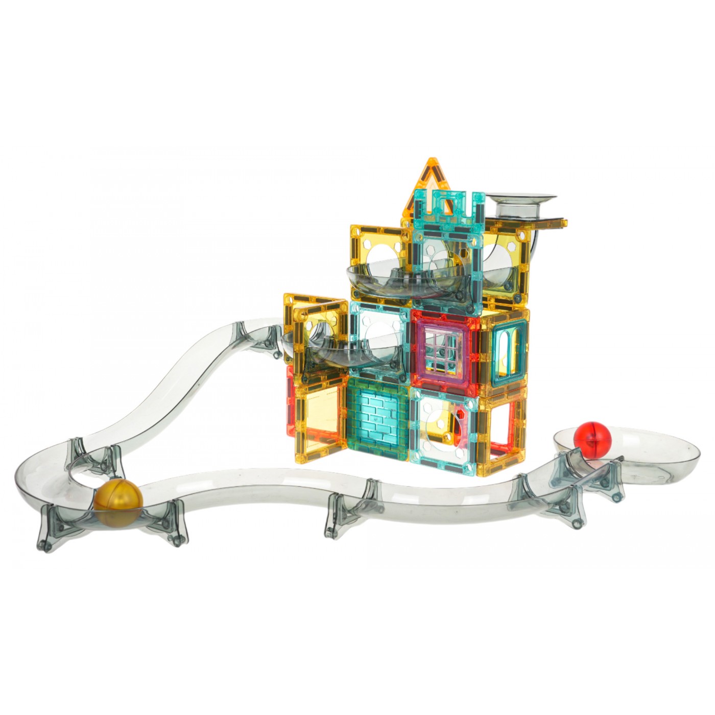 Magnetické bloky Ball Track 88 ks.