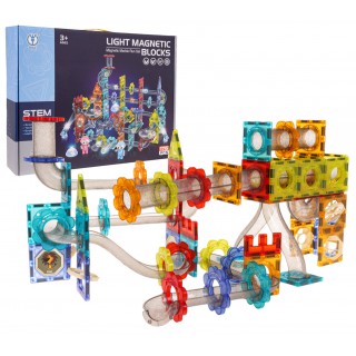 Sada magnetických stavebních bloků Luminous Ball 176 pcs.