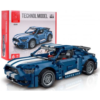 Blue Sports Car Blocks 952 ks.