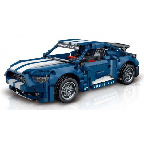 Blue Sports Car Blocks 952 ks.