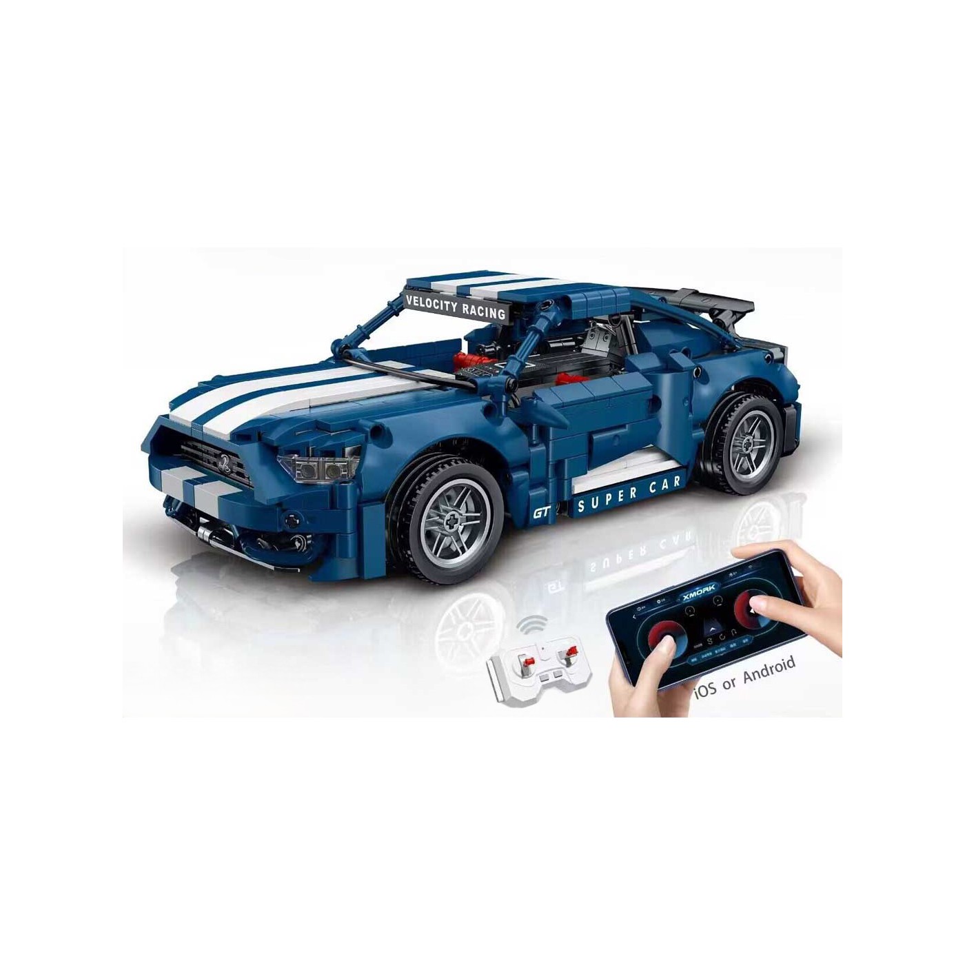 Blue Sports Car Blocks 952 ks.