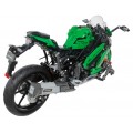 Sada stavebních kostek pro zelené sportovní motocykly 2304 ks.
