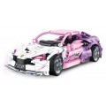 Sada Pink Sports Car Blocks 652 ks.