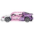Sada Pink Sports Car Blocks 652 ks.
