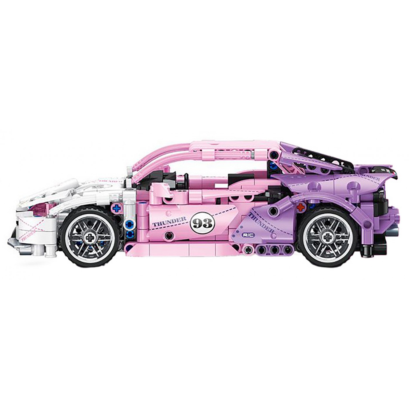 Sada Pink Sports Car Blocks 652 ks.