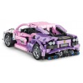 Sada Pink Sports Car Blocks 652 ks.