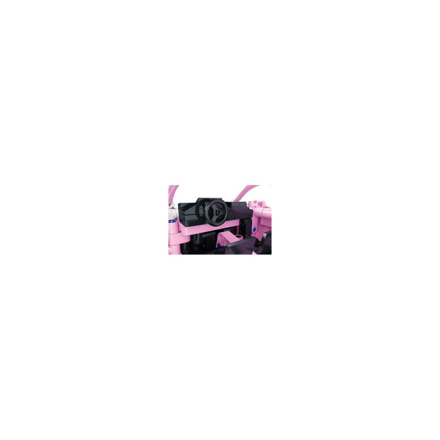 Sada Pink Sports Car Blocks 652 ks.