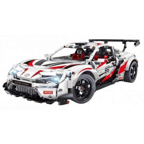 Sada stavebních bloků Super Car GT86 bílá