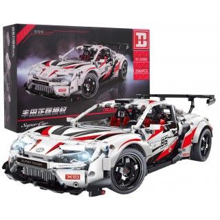 Sada stavebních bloků Super Car GT86 bílá