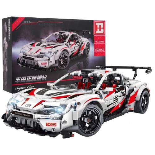 Sada stavebních bloků Super Car GT86 bílá