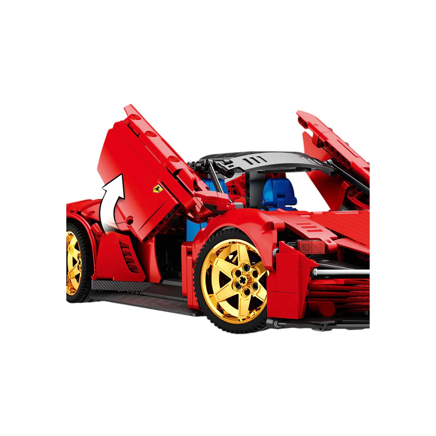 Red Sports Car Block Set 1958 ks.
