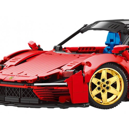 Red Sports Car Block Set 1958 ks.