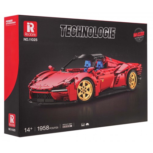 Red Sports Car Block Set 1958 ks.