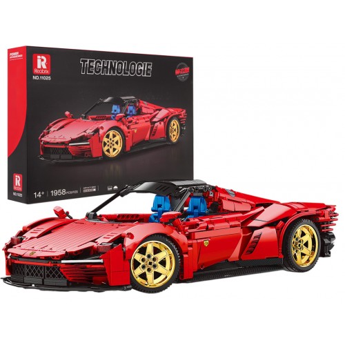 Red Sports Car Block Set 1958 ks.