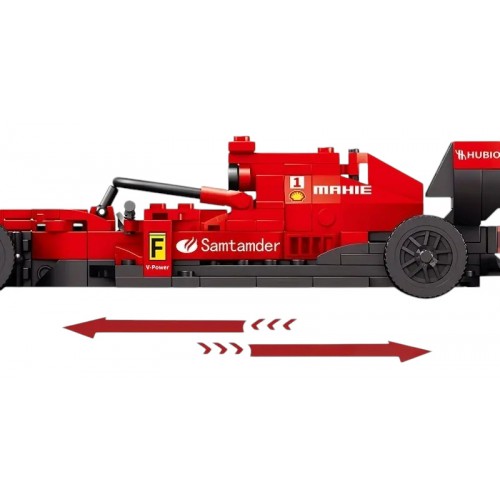 Bolid F1 Red Block Set 266 ks.