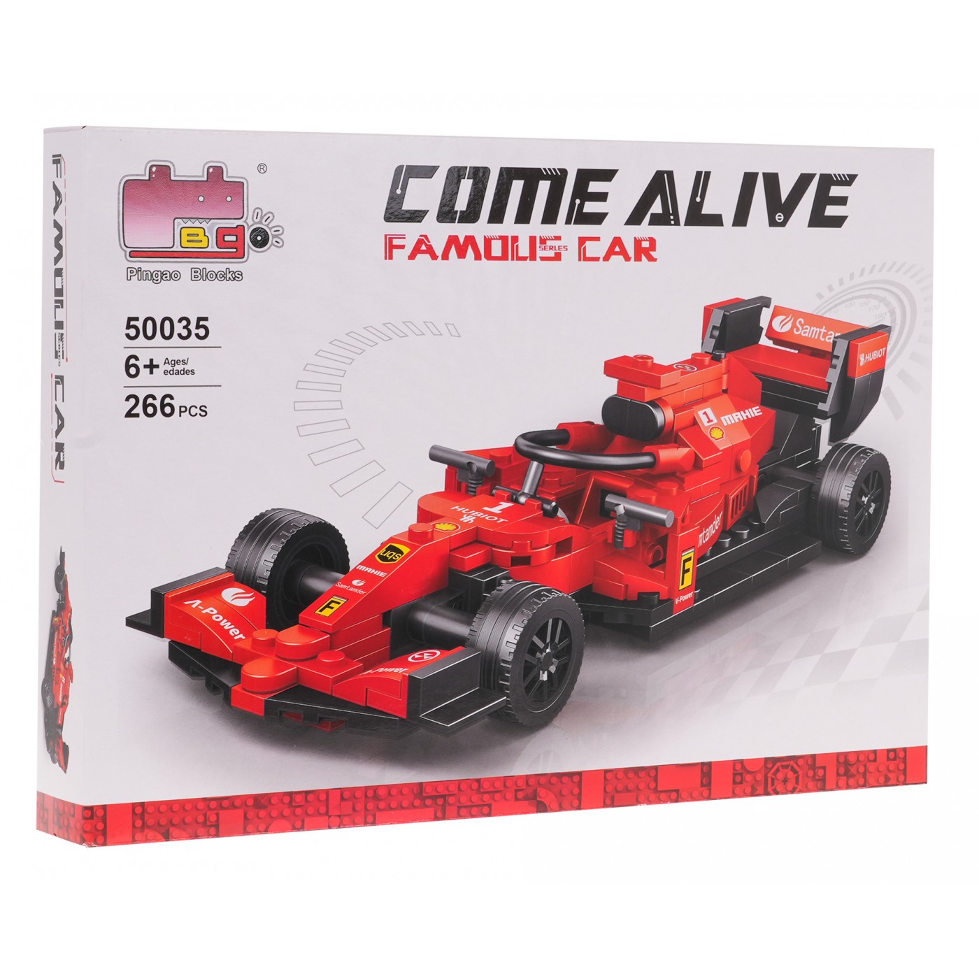 Bolid F1 Red Block Set 266 ks.