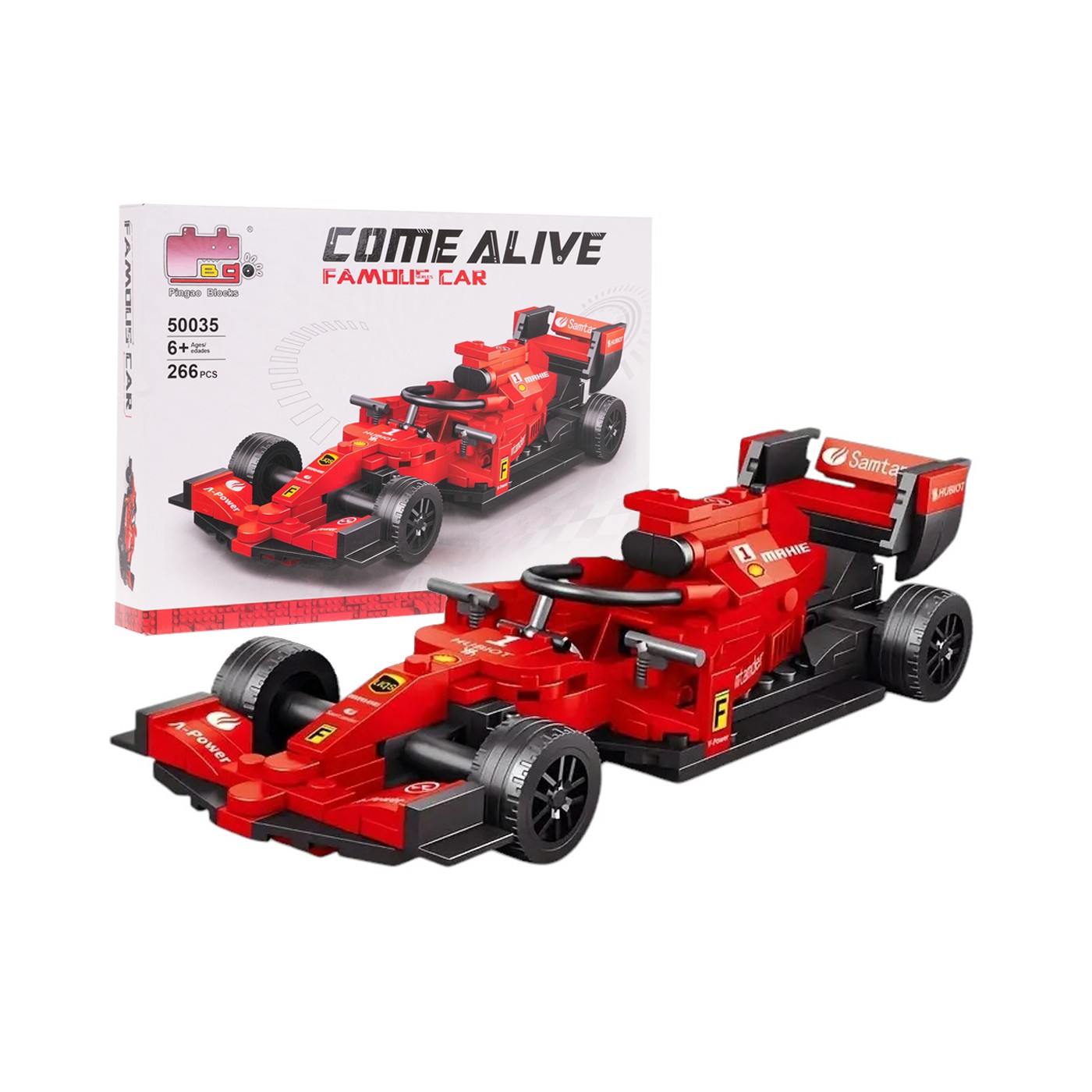 Bolid F1 Red Block Set 266 ks.
