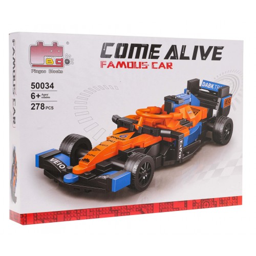 Bolid F1 Block Set Orange 278 ks.