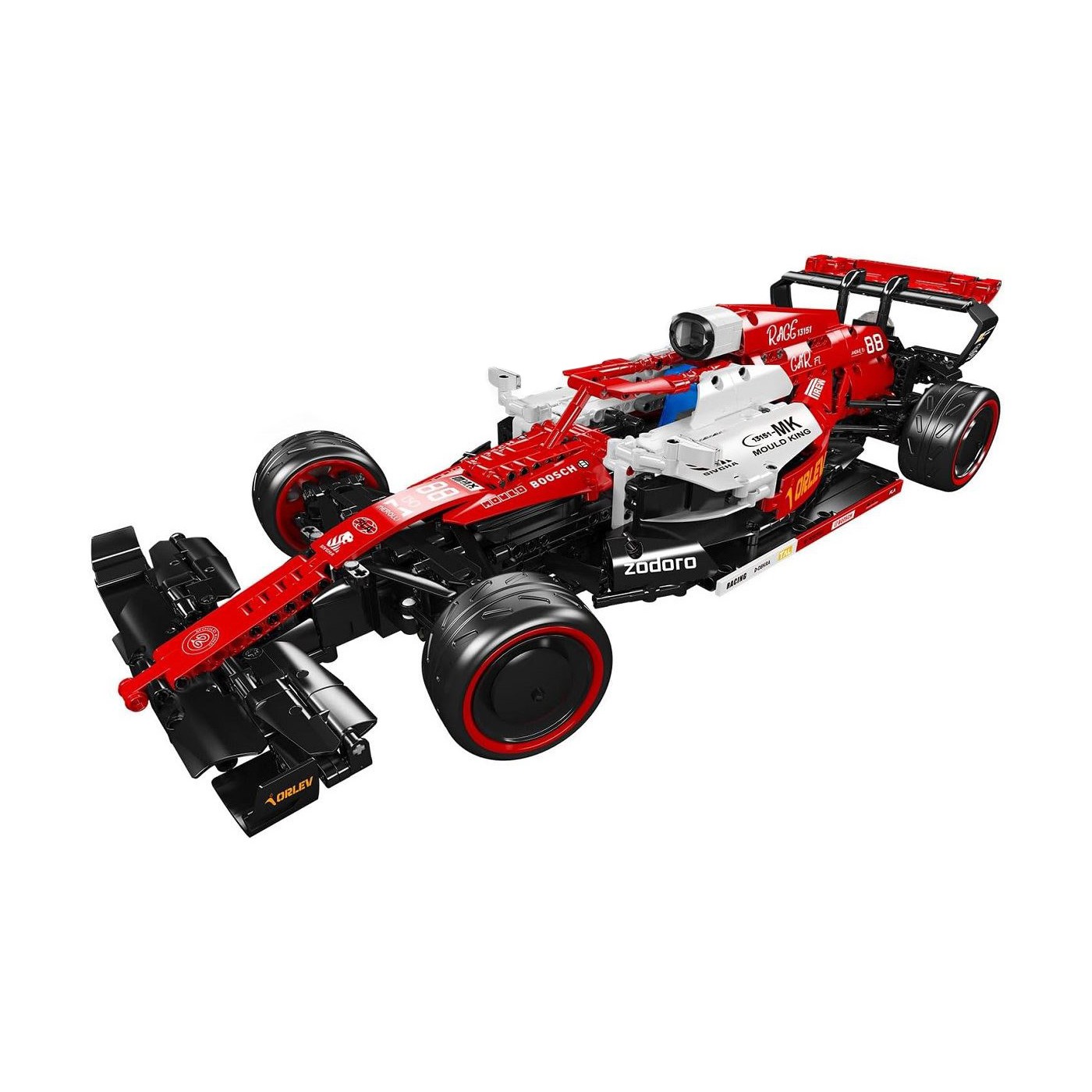 Bolid Block Set 1185 kusů. Červený