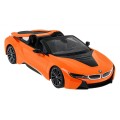 BMW i8 Roadster oranžový RASTAR model 1:12 Dálkově ovládané auto + 2,4 GHz dálkové ovládání