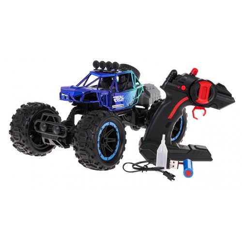 REAL ROCK Crawler s kouřovou funkcí R/C Blue