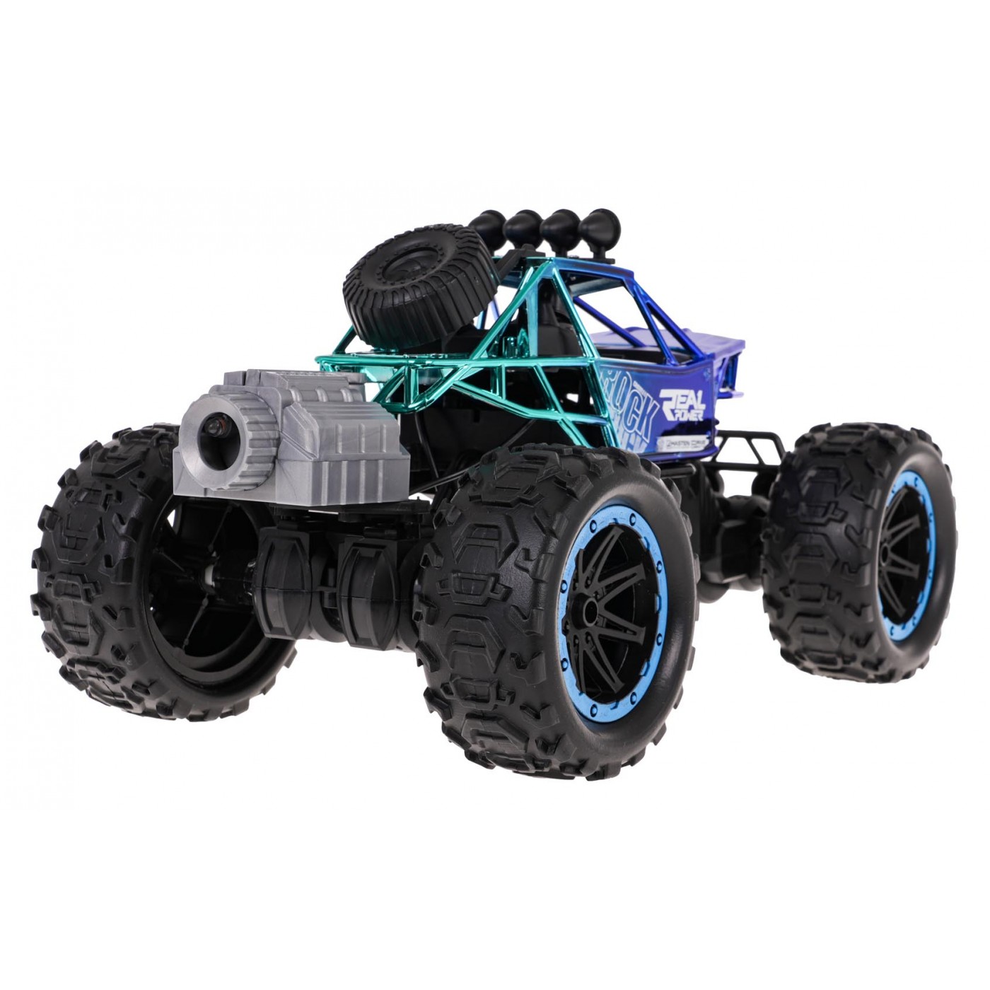 REAL ROCK Crawler s kouřovou funkcí R/C Blue