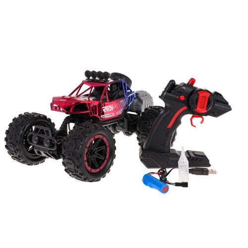 REAL ROCK Crawler s funkcí Smoke R/C Red