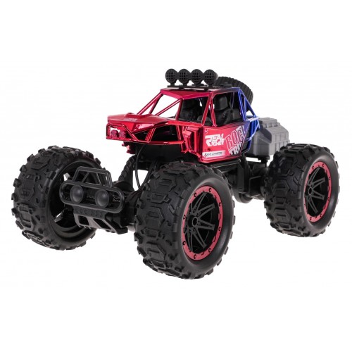 REAL ROCK Crawler s funkcí Smoke R/C Red