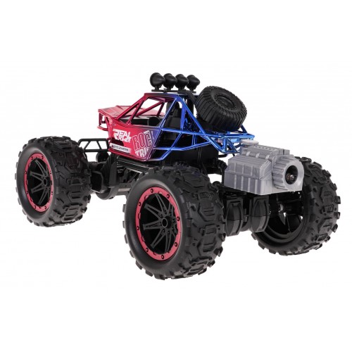 REAL ROCK Crawler s funkcí Smoke R/C Red