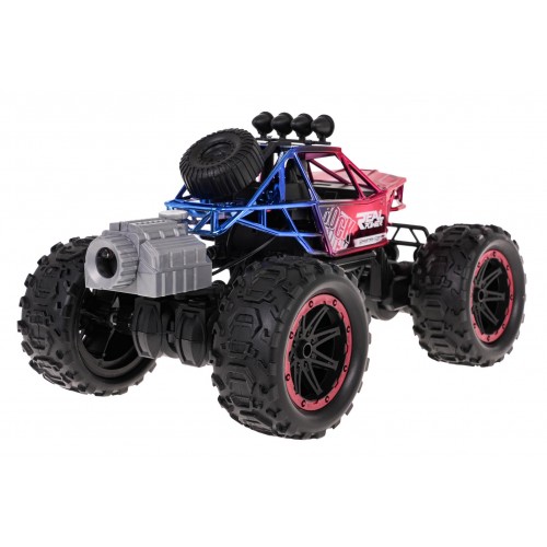 REAL ROCK Crawler s funkcí Smoke R/C Red