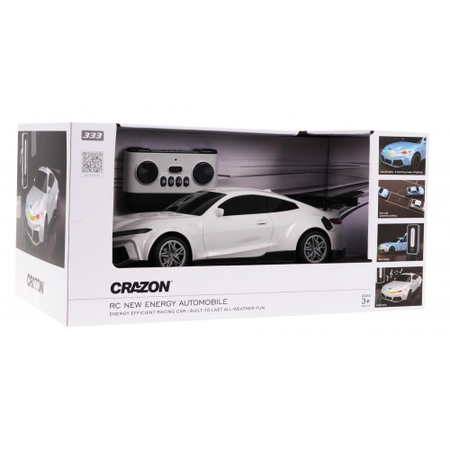 R/C auto + nabíjecí stanice bílá