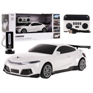 R/C auto + nabíjecí stanice bílá