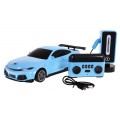 R/C auto + nabíjecí stanice modrá