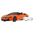 BMW i8 Roadster oranžový RASTAR model 1:12 Dálkově ovládané auto + 2,4 GHz dálkové ovládání