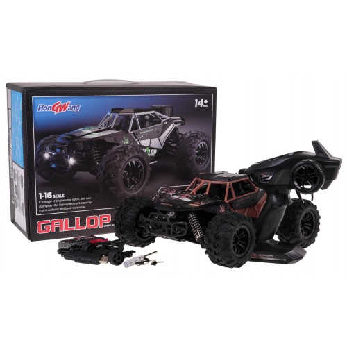 Pásový pás GALOP 1:16 R/C červený