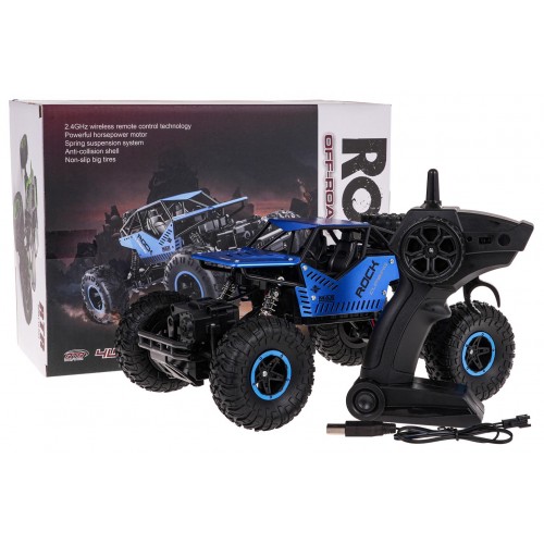 Pásový ROVER 1:16 R/C Modrý